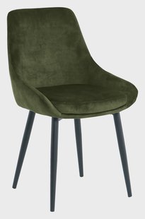 Artistiq Eetkamerstoel 'Kofi' Velvet, kleur groen