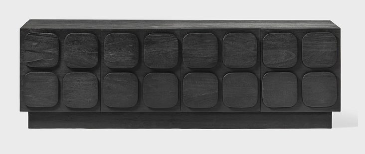 Jesper Home TV-meubel 'Sirkka' Mindihout, 175cm, kleur Zwart