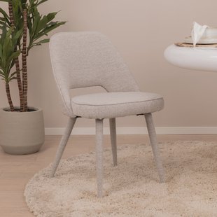 Light & Living Eetkamerstoel 'Djeslin' kleur Lichtgrijs