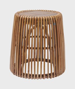 Tom Tailor Bijzettafel 'Romelia' Teakhout en rotan, 50cm