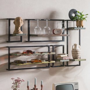 Artistiq Wandrek 'Shakim' Set van 5 stuks