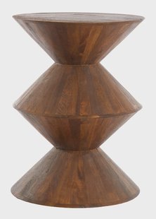 Light & Living Bijzettafel 'Larus' Mangohout, 45cm, kleur Bruin