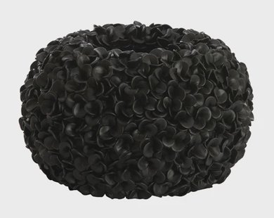 Light & Living Vaas 'Phylia' ø38cm, kleur Mat Zwart