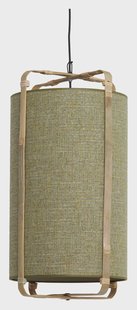 Light & Living Hanglamp 'Sendai' Jute en Bamboe, 42cm, kleur Groen