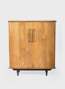 Livingfurn Opbergkast 'Ayleen' Mangohout, 108 x 90cm