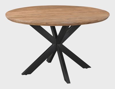Livingfurn Ronde Eettafel 'Jesper' Mangohout, 130cm