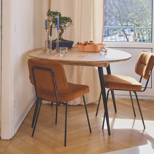 Artistiq Ronde Eettafel 'Colbi' Mangohout, 120cm