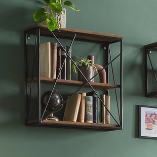 Tom Tailor Wandrek 'Lashieka' Mangohout en metaal, 62 x 60cm