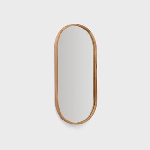 Kave Home Spiegel 'Magda' Teakhout, 95 x 45cm