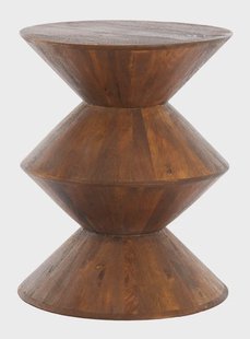 Light & Living Bijzettafel 'Larus' Mangohout, 40cm, kleur Bruin