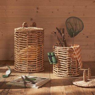 Kave Home Mand 'Venezia' Rotan, Set van 2 stuks