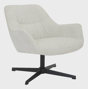 Sohome Draaifauteuil 'Dahlia' kleur Greige