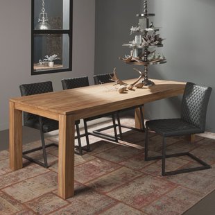 Eettafel 'Corona' (Losari) Teak, maat 160 x 90 cm