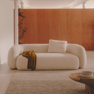 Kave Home 3-zits Bank 'Martina' Bouclé