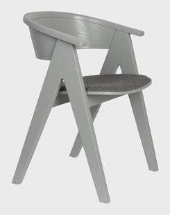 Zuiver Eetkamerstoel 'Ndsm' Essenhout, kleur Grijs