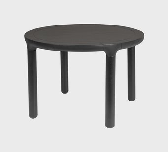 Zuiver Ronde Salontafel 'Storm' Eikenhout, 60cm, kleur Zwart