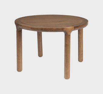 Zuiver Ronde Salontafel 'Storm' Eikenhout, 60cm, kleur Walnoot