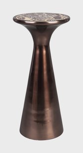 Dutchbone Ronde Bijzettafel 'Mount' Marmer, 25cm