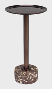 Dutchbone Ronde Bijzettafel 'Pose' Marmer, 25cm