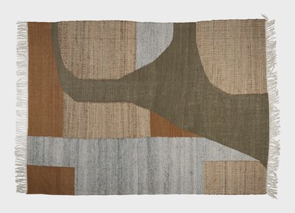 Dutchbone Vloerkleed 'Pavilion' Jute en wol, 200 x 300cm