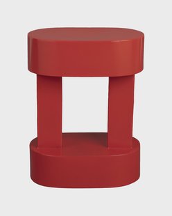 Dutchbone Bijzettafel 'Magenta' 36 x 20cm, kleur Rood