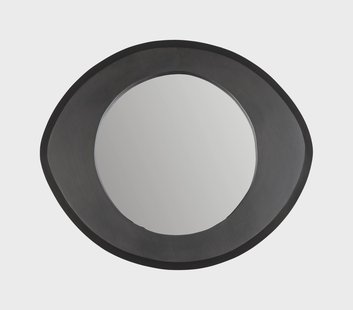 Dutchbone Spiegel 'Aren' Mangohout, 55 x 47cm