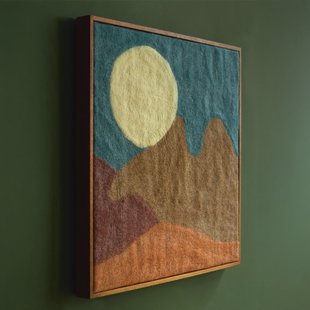 Dutchbone Wanddecoratie 'Chandra' Vilt, 74 x 74cm