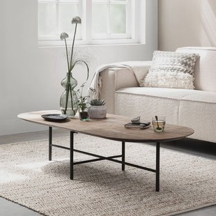 DTP Home Ovale Salontafel 'Soho' Teakhout, 150 x 60cm