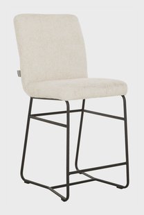 MUST Living Barstoel 'Zola' Chenille, kleur Naturel