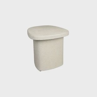 Dutchbone Organische Bijzettafel 'Veda' Gerecycled marmer, 56 x 45cm