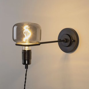 Zuiver Wandlamp 'Hazy' kleur Zwart