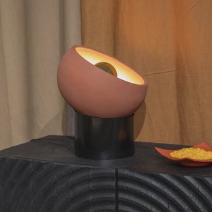 Dutchbone Tafellamp 'Zahra' Terracotta, 33cm
