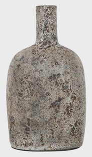 MUST Living Vaas 'Lou' Terracotta, 31cm, kleur Grijs