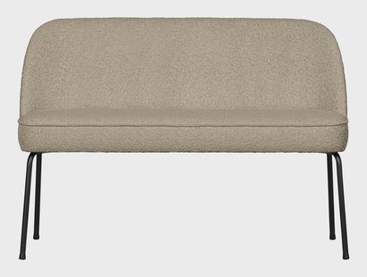 WOOOD Eetkamerbank 'Vogue' Bouclé, kleur Beige