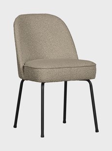 WOOOD Eetkamerstoel 'Vogue' Bouclé, kleur Beige