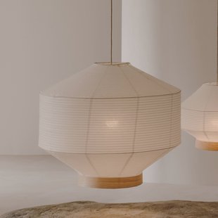 Kave Home Lampenkap 'Hila' Papier, Ø80cm