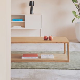 Kave Home Salontafel 'Maymai' Eikenhout, 140 x 65cm