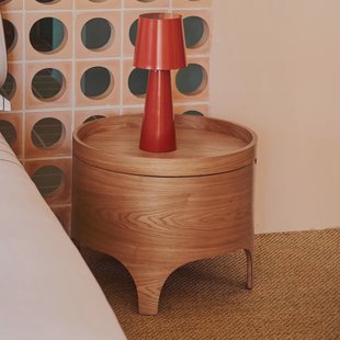 Kave Home Nachtkastje 'Octavia' Essenhout, 55cm