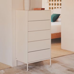 Kave Home Ladekast 'Vedrana' 114 x 60cm, kleur Wit