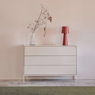 Kave Home Ladekast 'Vedrana' 75 x 110cm, kleur Wit