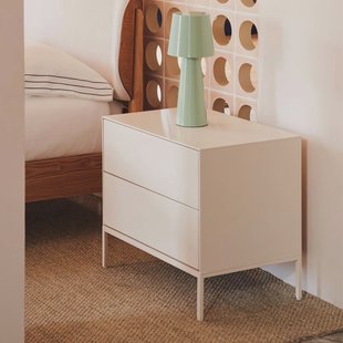 Kave Home Nachtkastje 'Vedrana' 60 x 40cm, kleur Wit