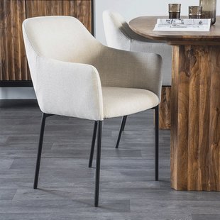 Eleonora Eetkamerstoel 'Paul' kleur Taupe