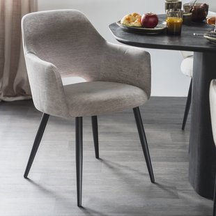 Eleonora Eetkamerstoel 'Esmee' Met armleuning, kleur Beige