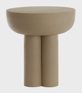 Light & Living Bijzettafel 'Mikola' 46cm, kleur Mat Lichtgrijs