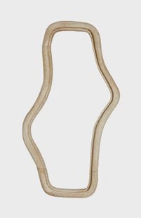 Light & Living Organische Spiegel 'Celano' Mangohout, 80 x 44cm