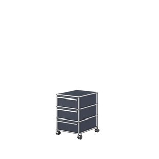 USM Haller Rolcontainer - 3 Lades - 33 antracietgrijs