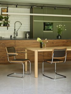 Thonet S 64 V Stoel - ThonetNussbaumDarkMelange - zonder glijders