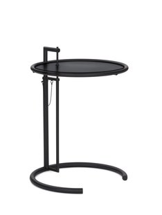 ClassiCon Adjustable Table E 1027 - zwart - Metalen plaat zwart