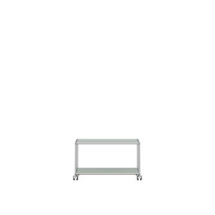 USM Haller TV / HiFi Rolwagen - 29 lichtgrijs - Zachte wieltjes voor harde bodem