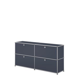 USM Haller Sideboard M -  2 kleppen en lades - 33 antracietgrijs